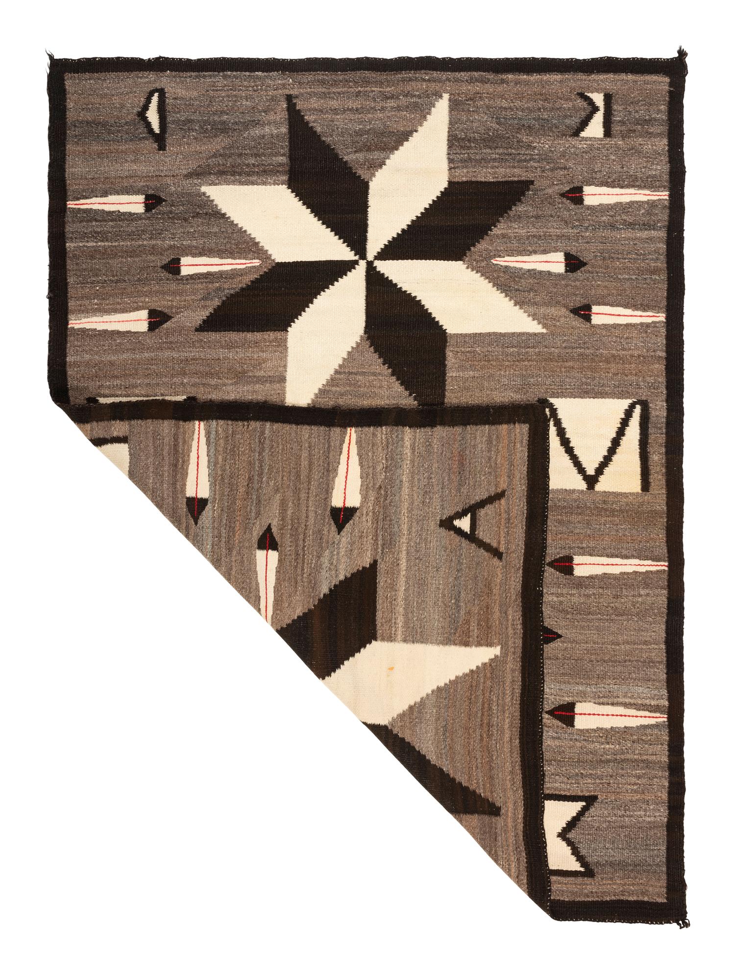 Navajo Pictorial Crystal Weaving / Rug
