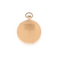 E. HOWARD WATCH CO., 14K YELLOW GOLD OPEN FACE POCKET WATCH