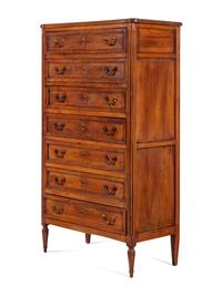 A Louis XVI Style Mahogany Semainier