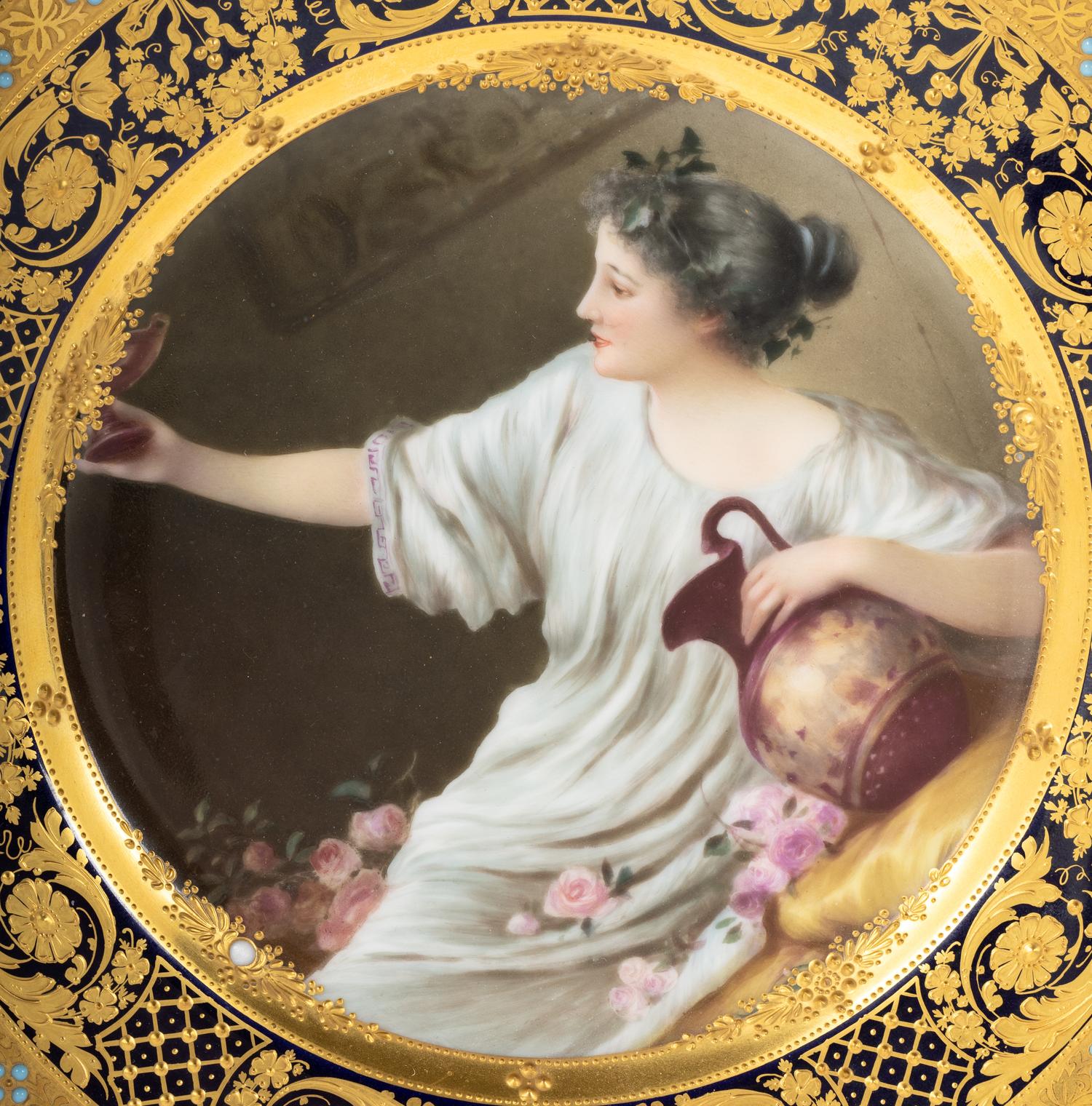 A Vienna Porcelain Cabinet Plate