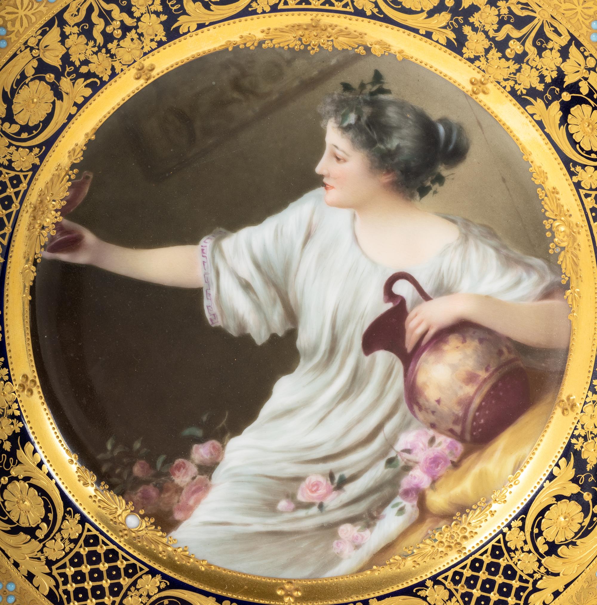 A Vienna Porcelain Cabinet Plate