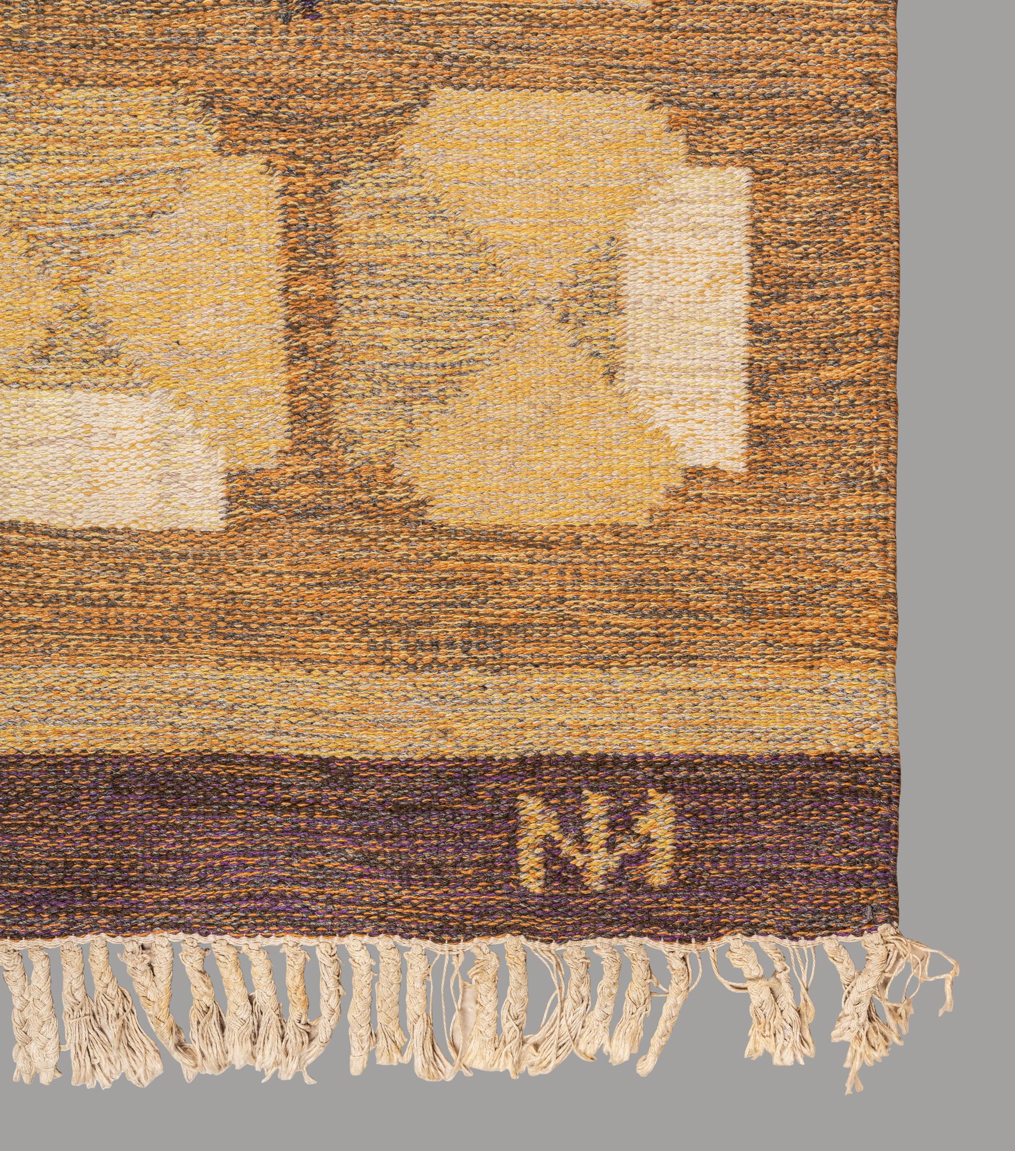 'Harsyra' Flatweave Rug from the 'Treklang' Series Alestalon Mattokutomo, Finland