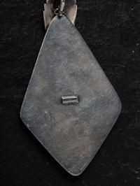 Mary Marie Yazzie (Diné, b. 1943) — Silver and Kingman Turquoise Necklace