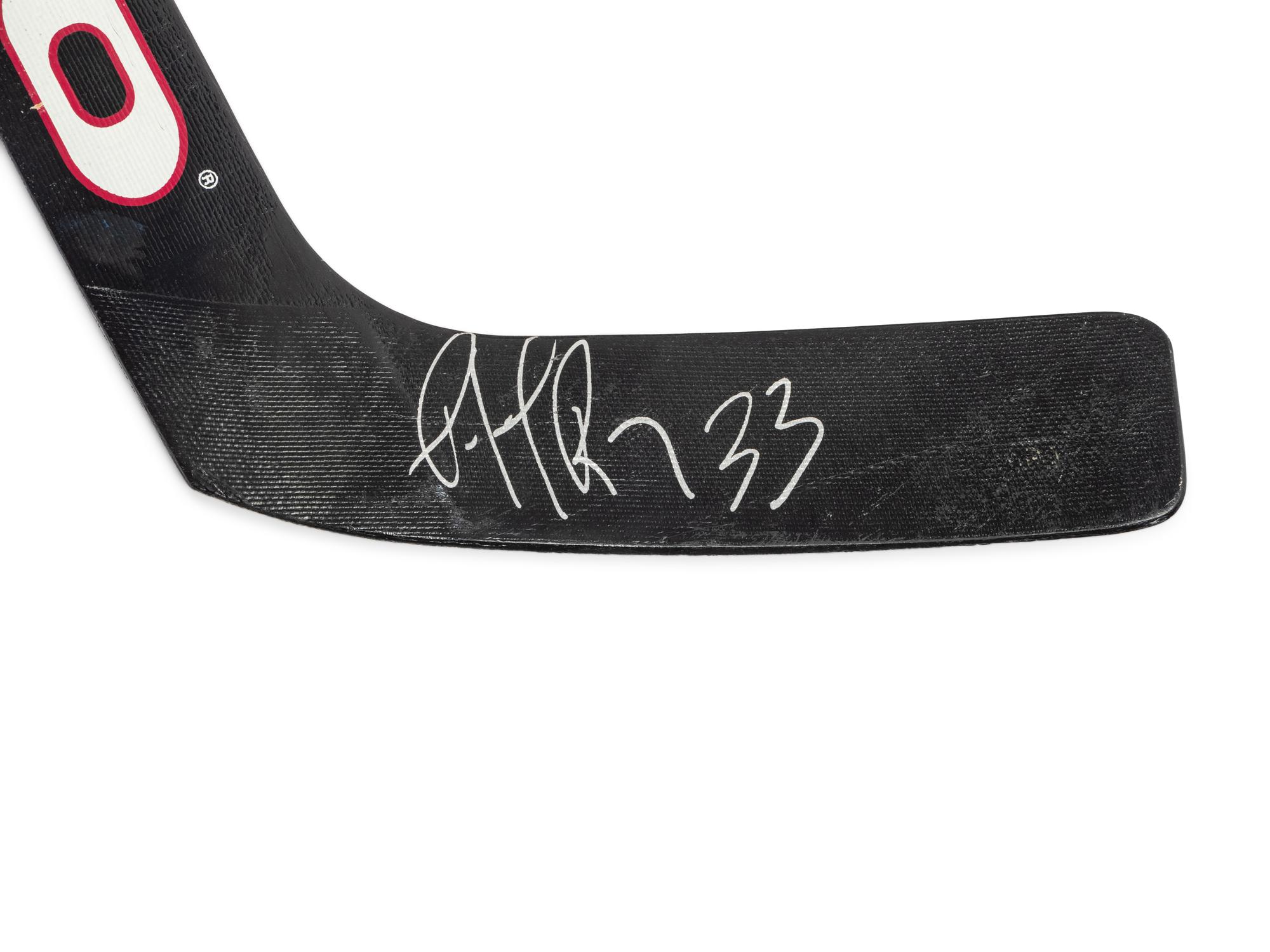 A Patrick Roy Signed Autograph Game Used / Issued Goalie Hockey Stick