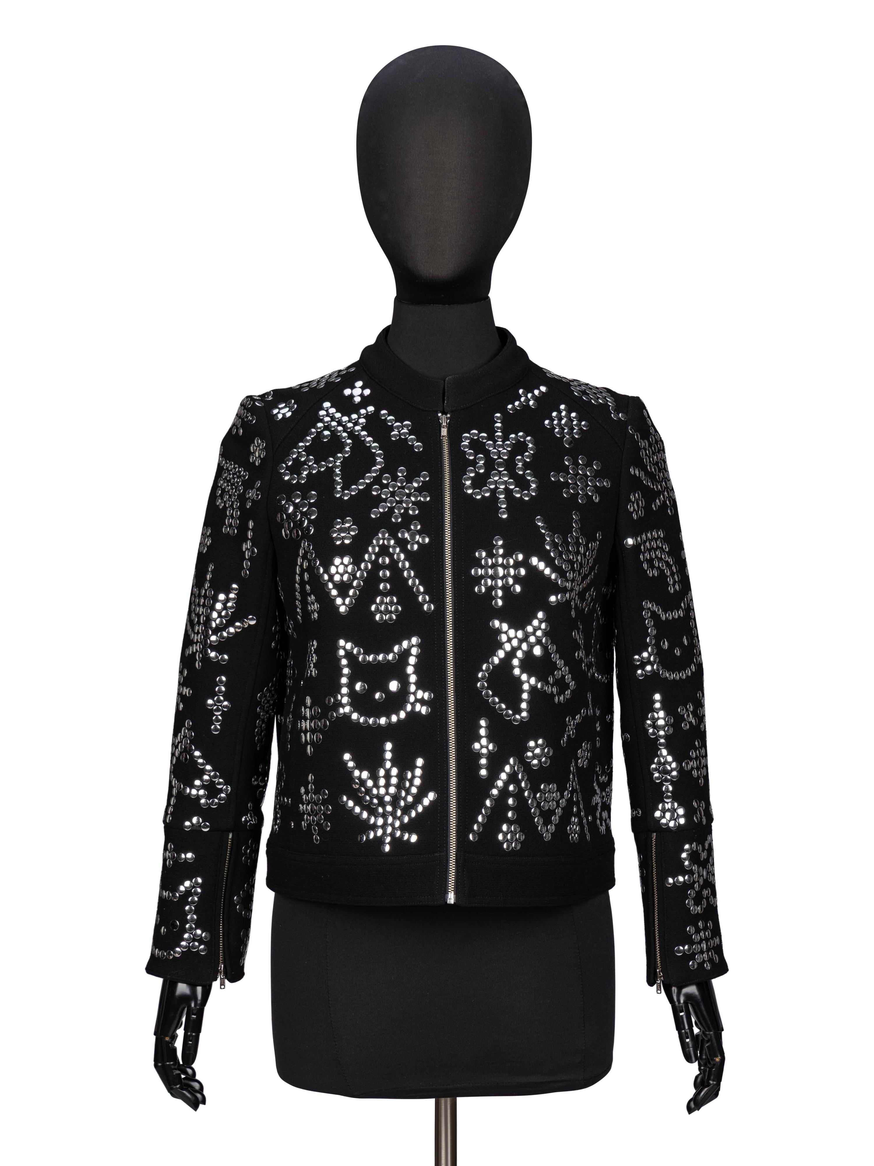 Libertine, Studded Black Wool Jacket