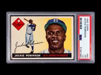 A 1955 Topps Jackie Robinson Baseball Card No. 50 (PSA 1.5 FAIR)