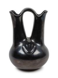 Blackware Wedding Vase