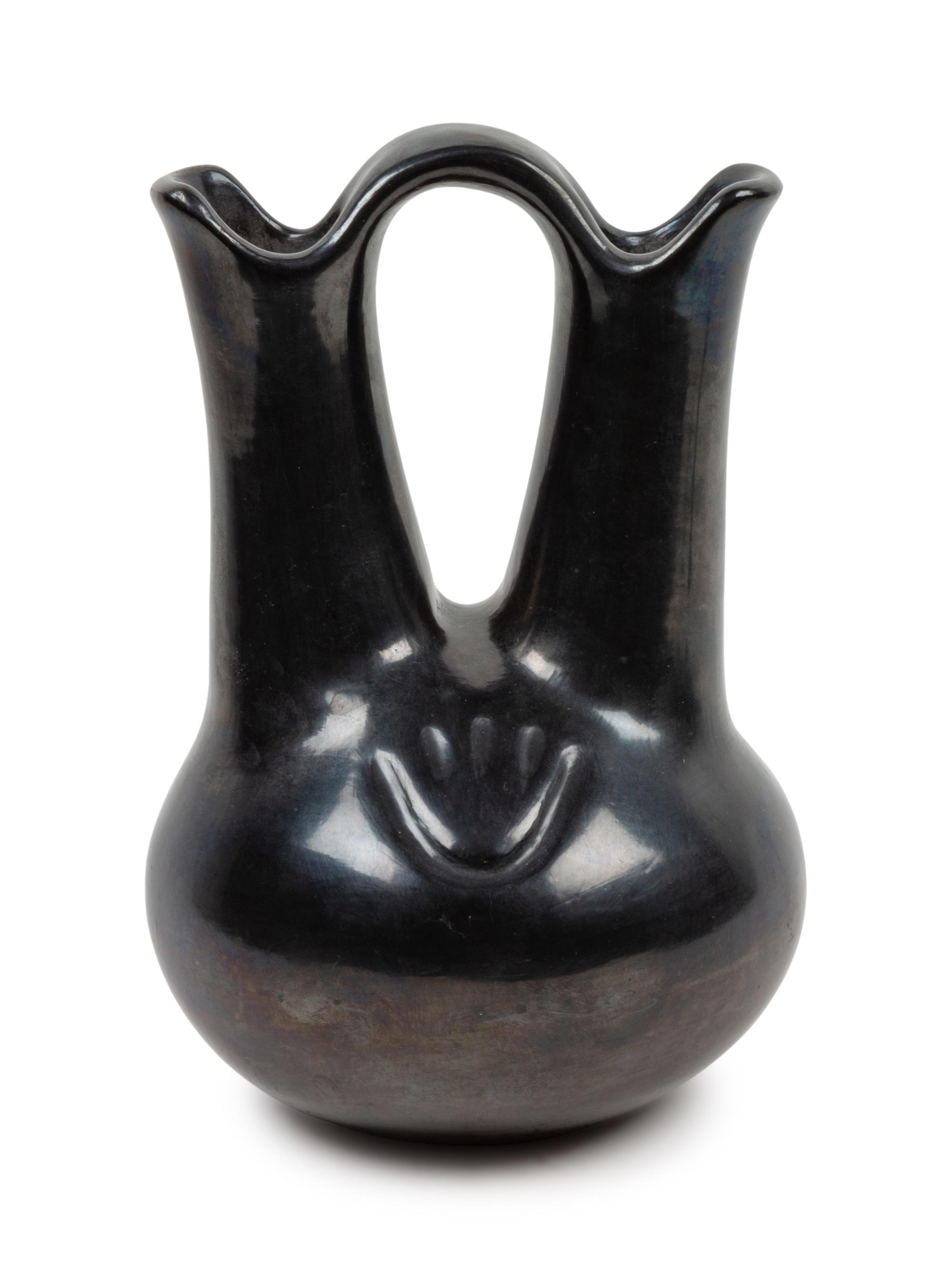 Blackware Wedding Vase