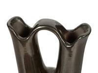 Blackware Wedding Vase, with Bear Paw