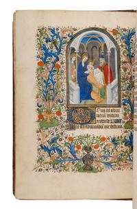 MASTER OF THE HARVARD HANNIBAL AND WORKSHOP (active Paris, c. 1420-1440) The Anne Seurot Hours, use unidentified, in Latin and French, illuminated manuscript on parchment [Paris, c. 1420-1430]