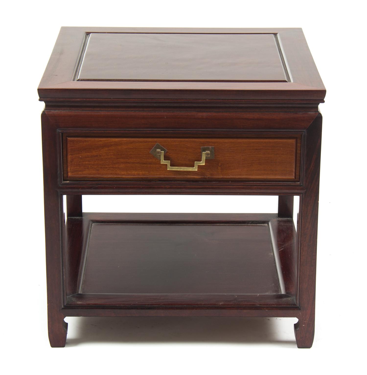 A Chinese Rosewood Low Table — 20TH CENTURY