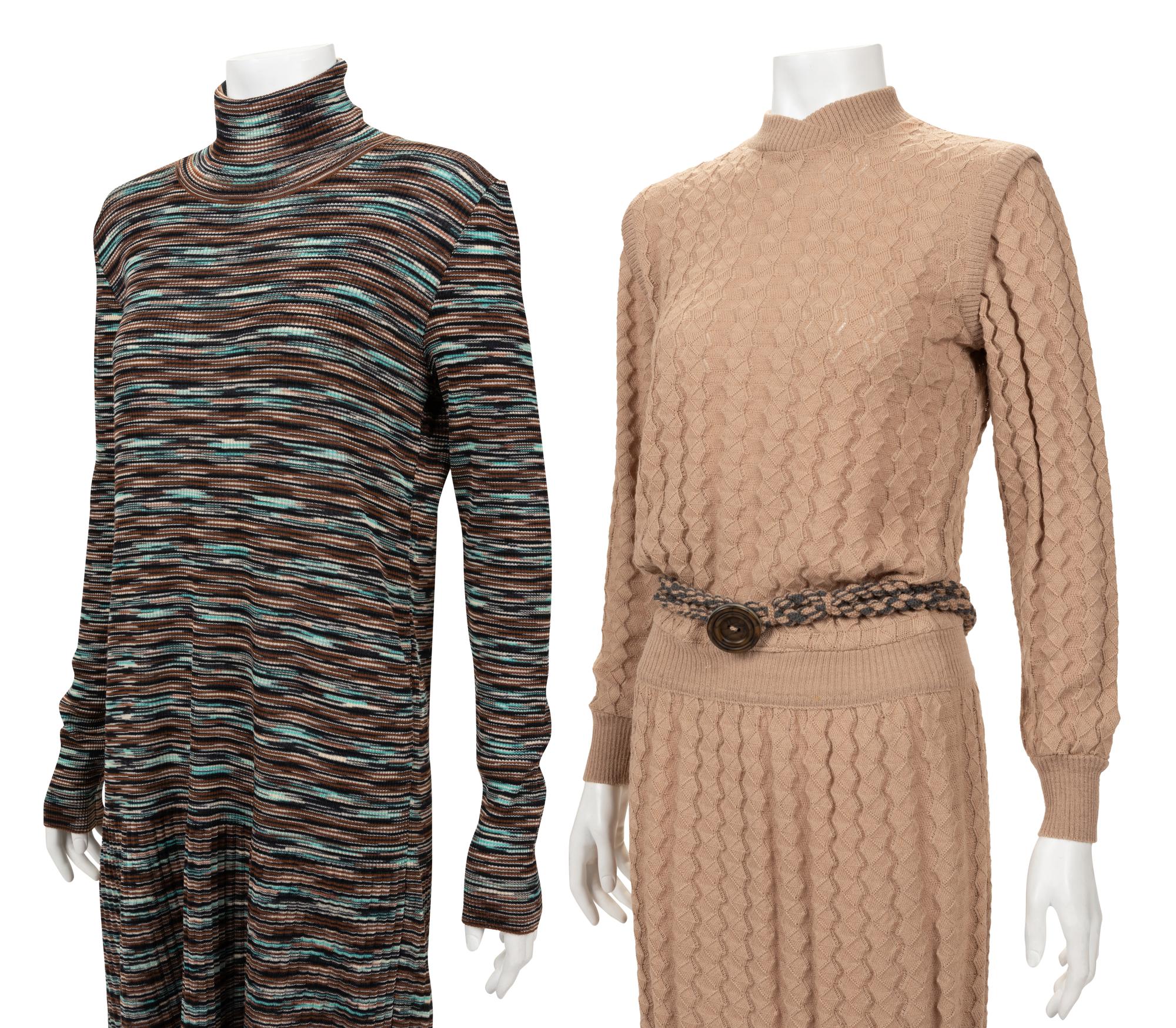 Two Missoni Knit Dresses, 1990-2000s