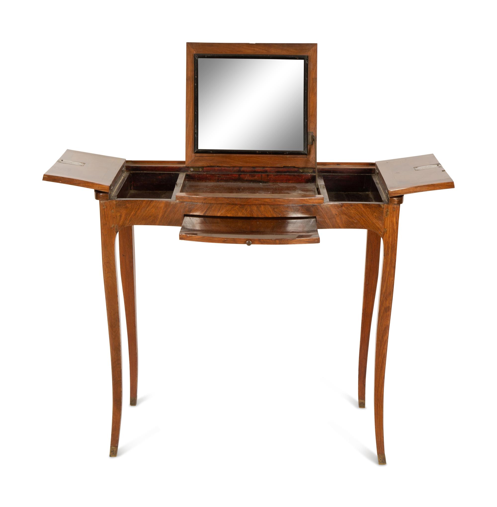 A Louis XV Style Walnut Writing Table