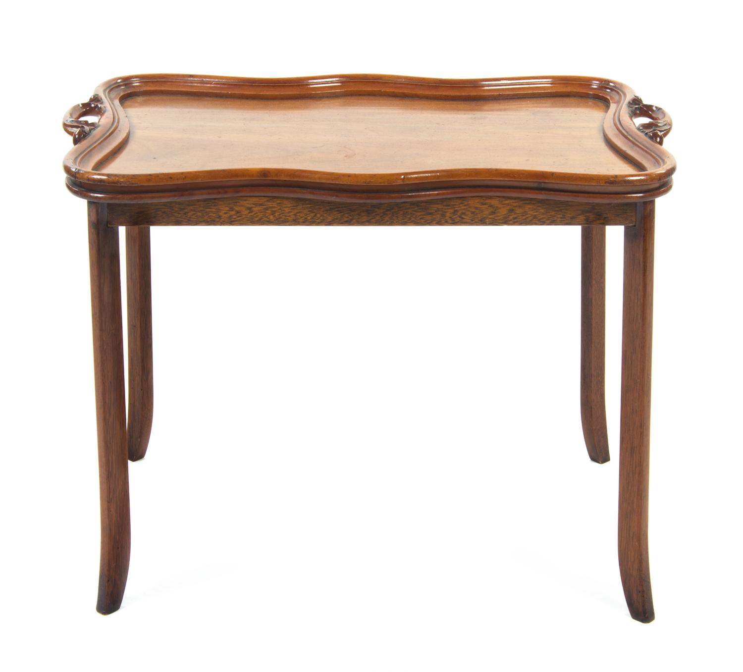 A William IV Walnut Butler's Tray, Width of tray 30 1/2 inches.