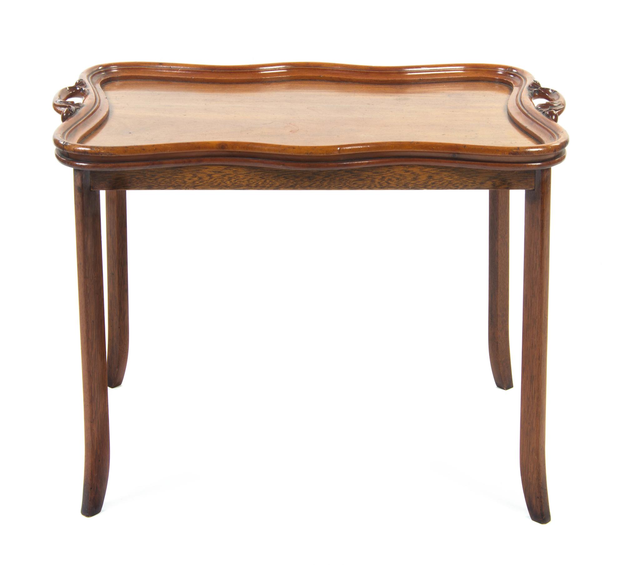 A William IV Walnut Butler's Tray, Width of tray 30 1/2 inches.