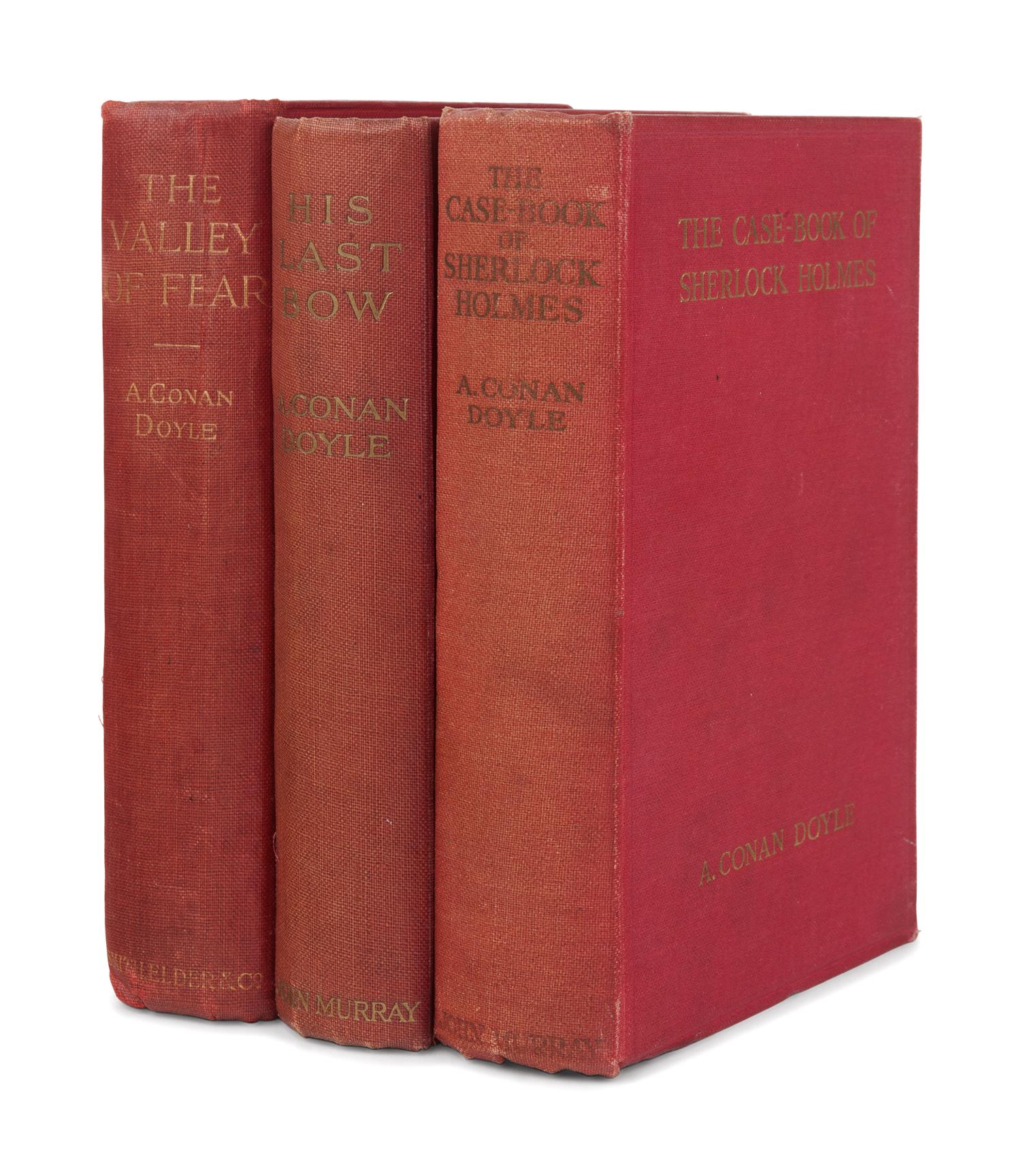 DOYLE, Arthur Conan, Sir (1859-1930). A group of 3 works, comprising:
