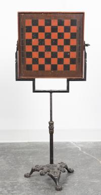 A Victorian Games Stand Height 29 x width 15 1/4 inches. — LATE 19TH CENTURY