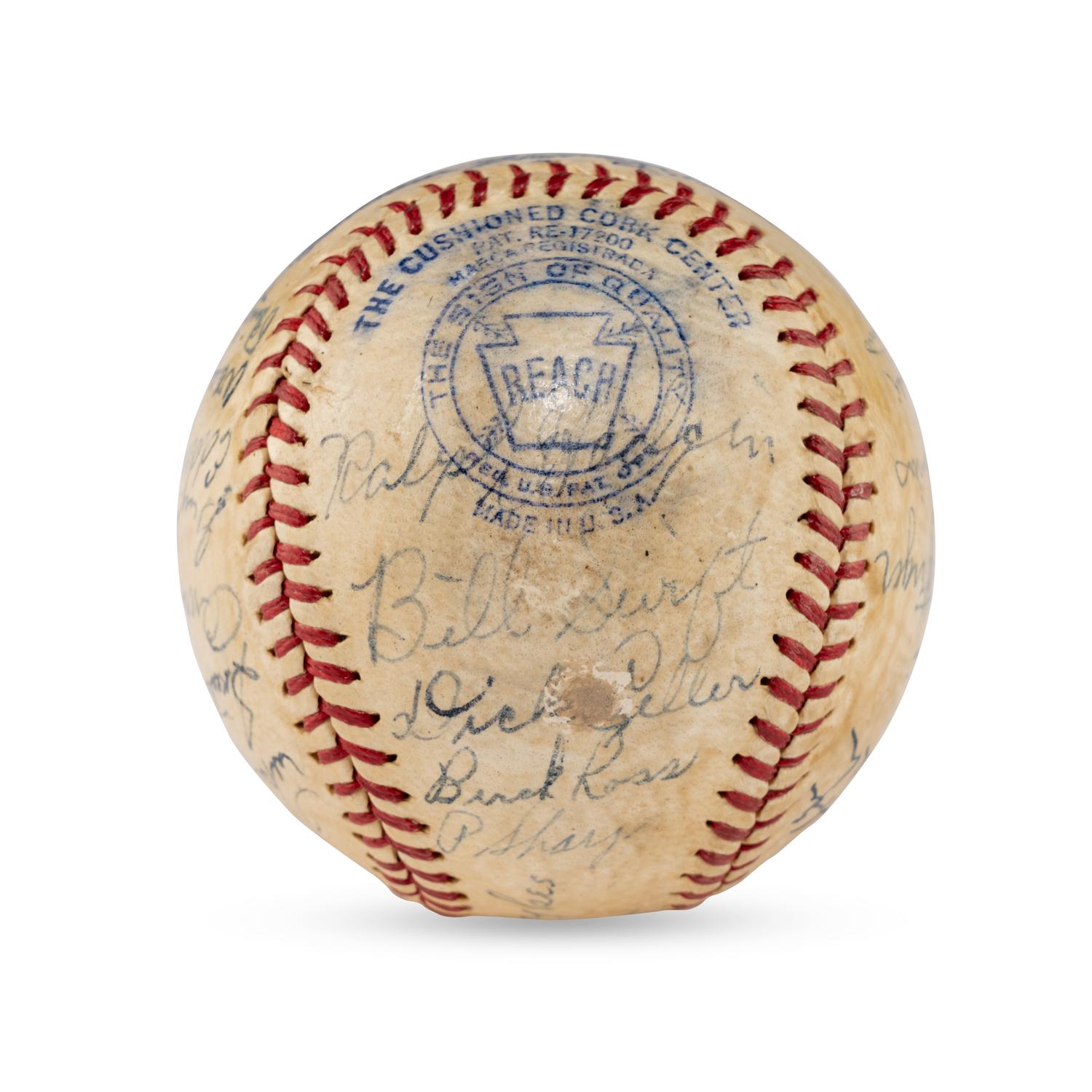 A 1943 Chicago White Sox Team Signed Autograph Baseball