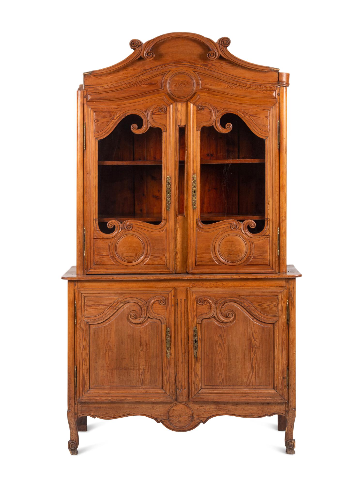 A French Provincial Oak Cabinet
