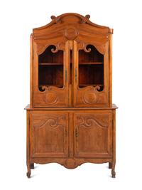 A French Provincial Oak Cabinet