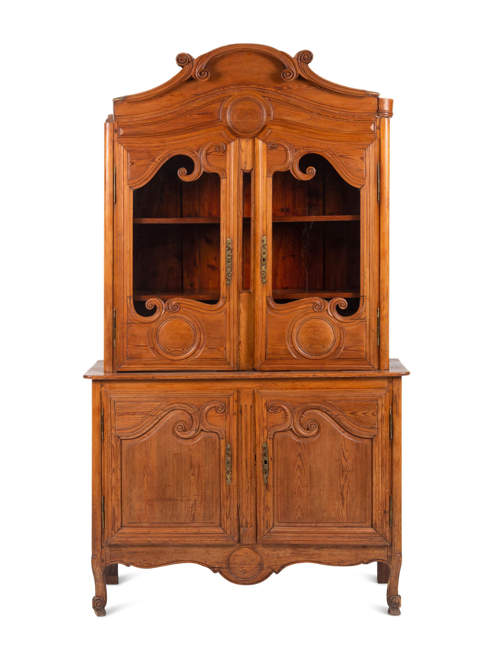 A French Provincial Oak Cabinet