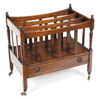A George III Style Mahogany Canterbury Width 21 3/4 inches. — 20TH CENTURY