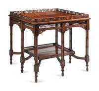 An English Mahogany Silver Table