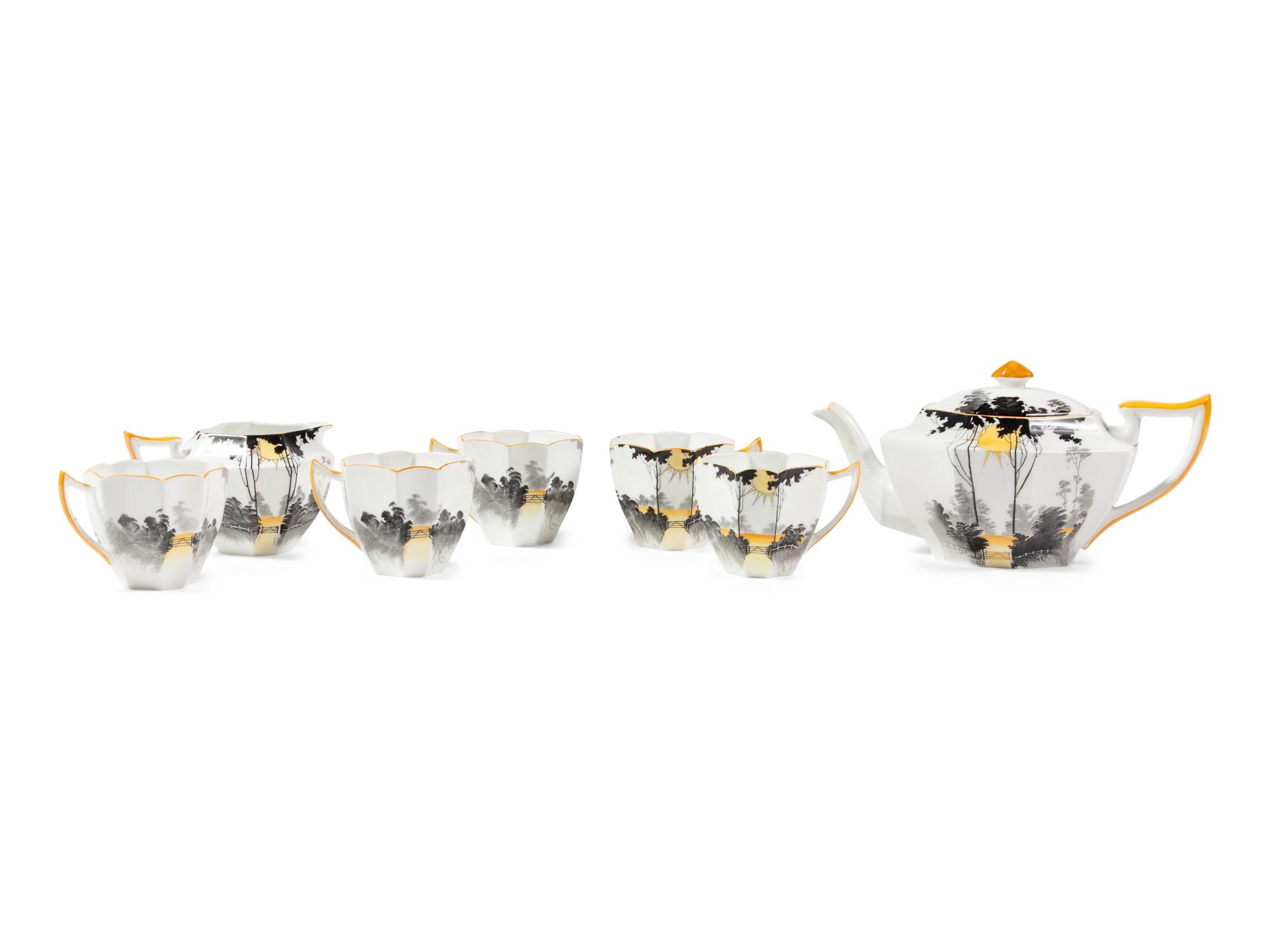 A Shelley Porcelain Dessert Service