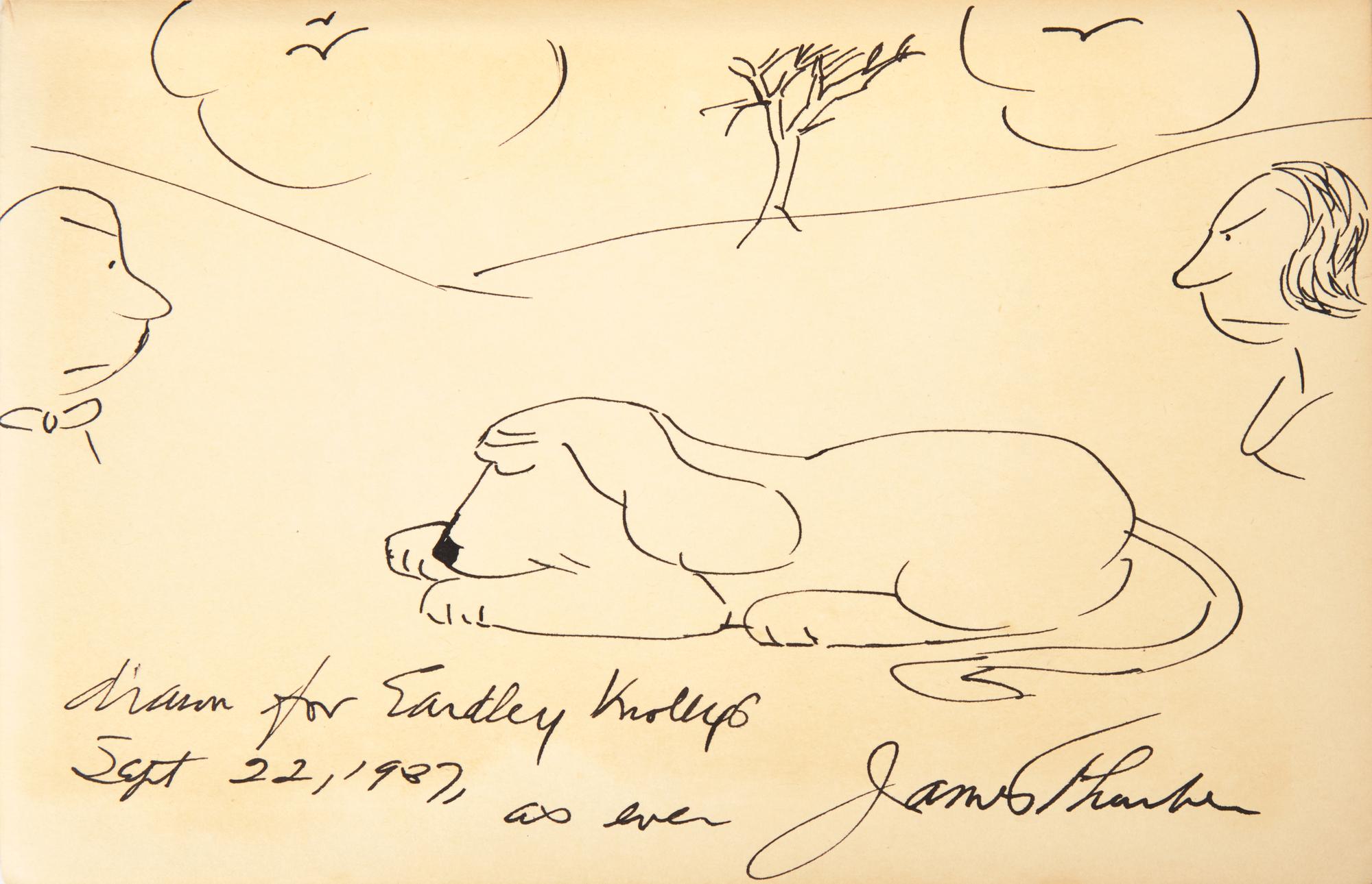 [Children's & Illustrated] Thurber, James. My Life and Hard Times and The Owl in the Attic