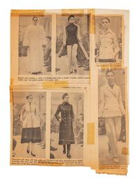 A Large Group of Norell Fashion Sketches