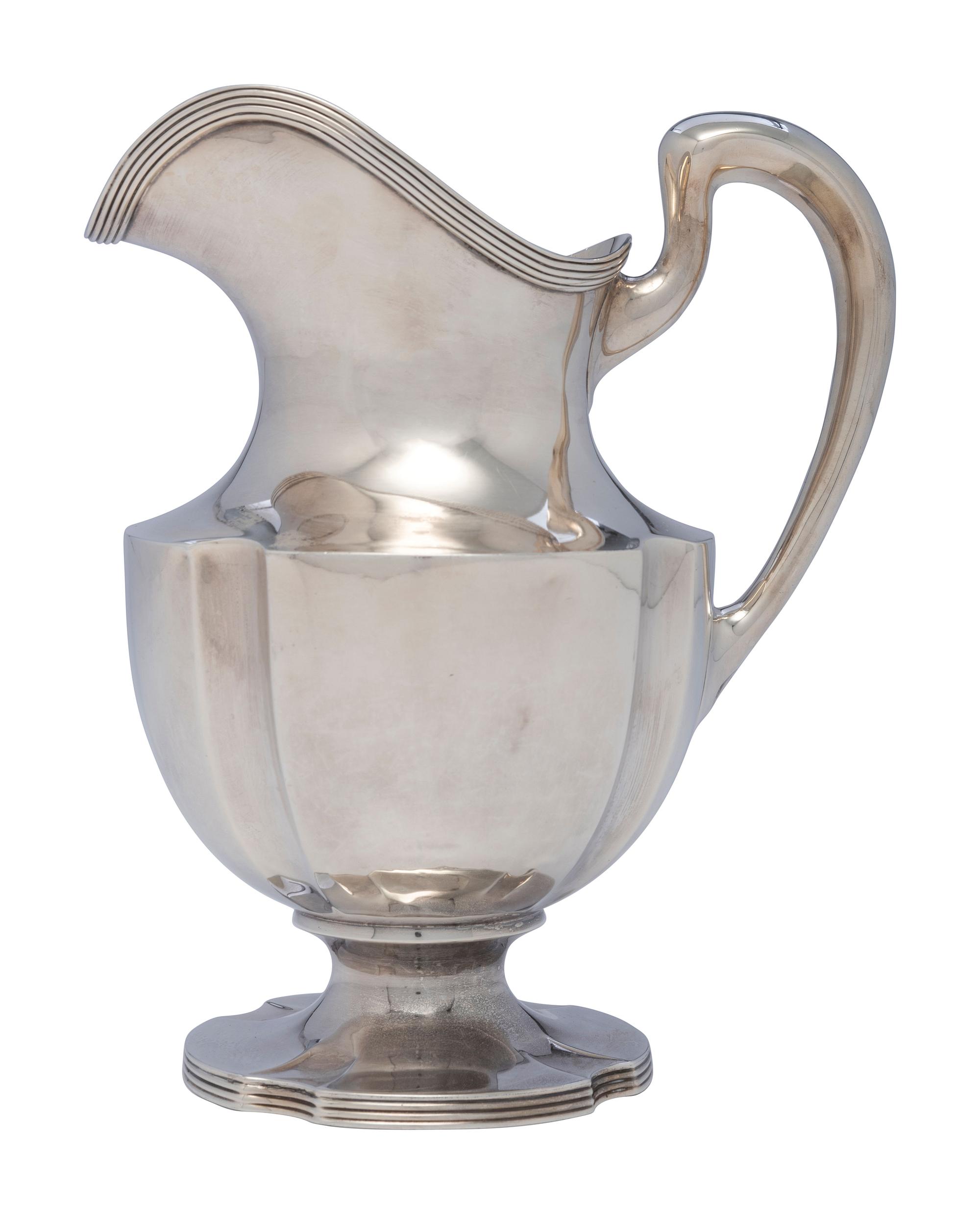 An American Silver Water Pitcher