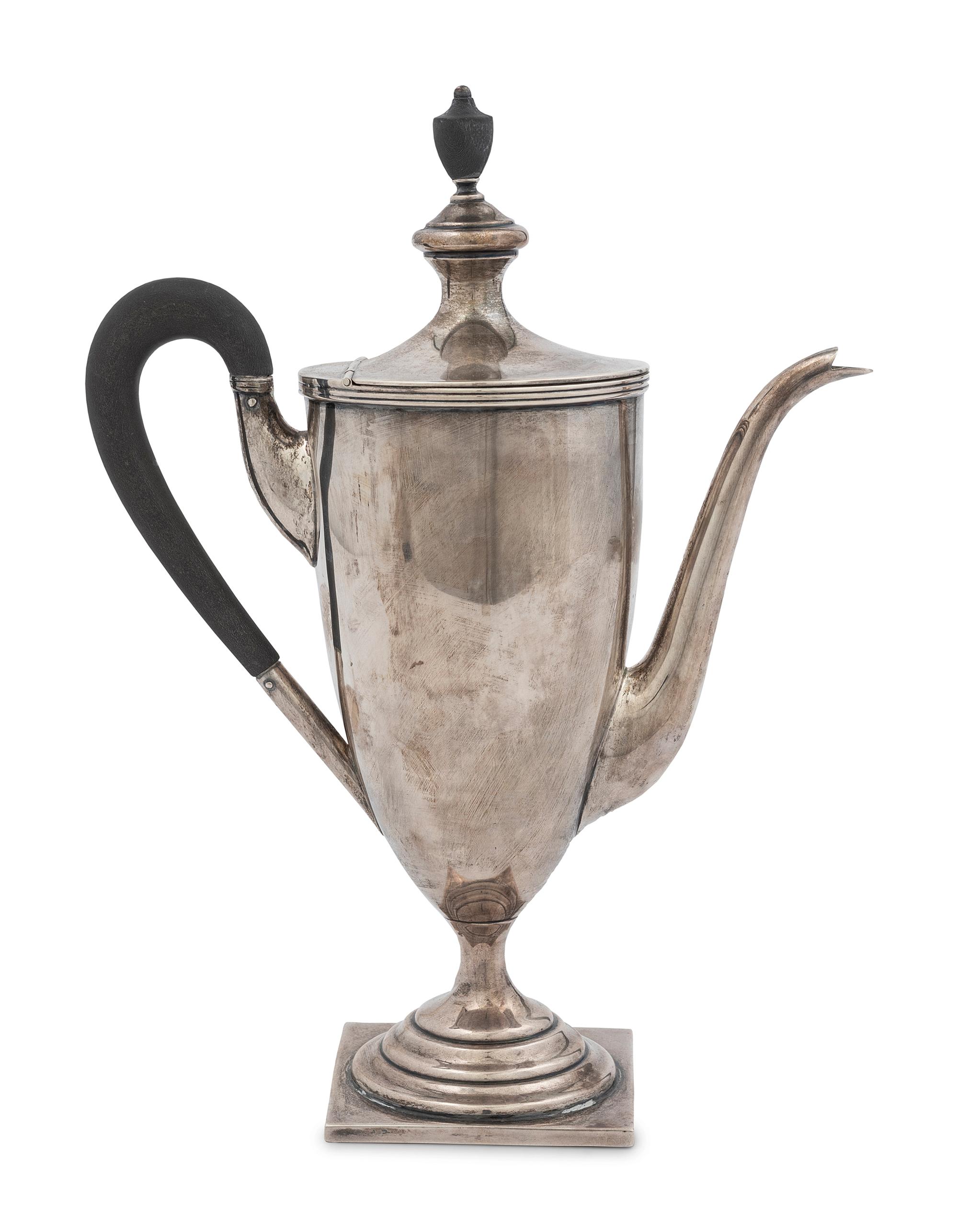 An American Silver Three-Piece Coffee Service