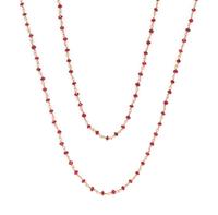 RUBY LONGCHAIN NECKLACE