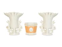 Three Mottahedeh Porcelain Articles