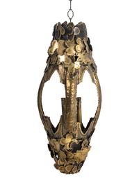 Brutalist Chandelier, c. 1970 Feldman, USA