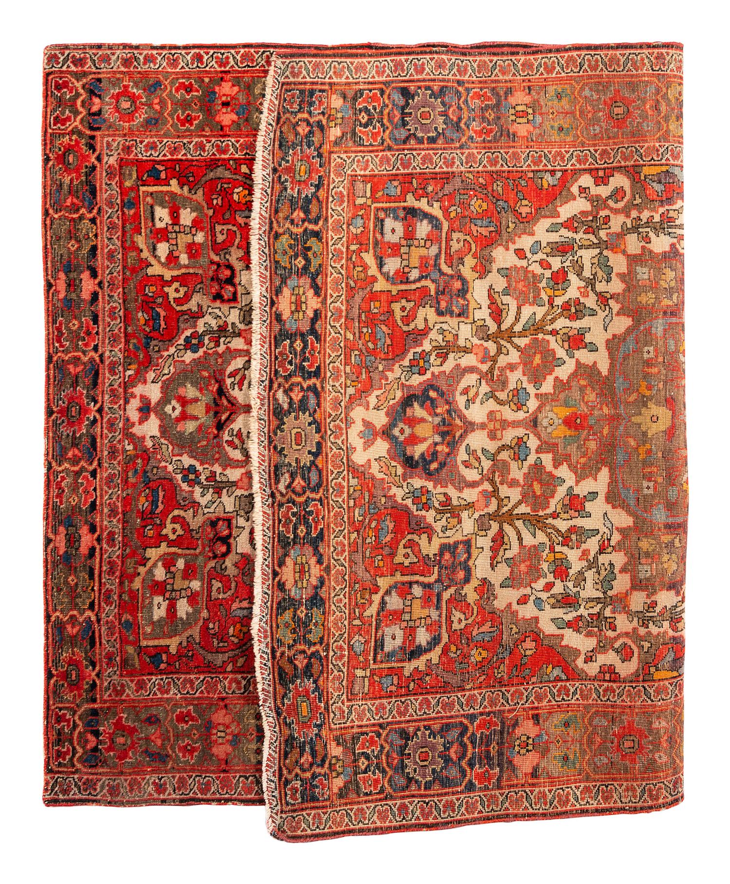 A Fereghan Sarouk Wool Rug