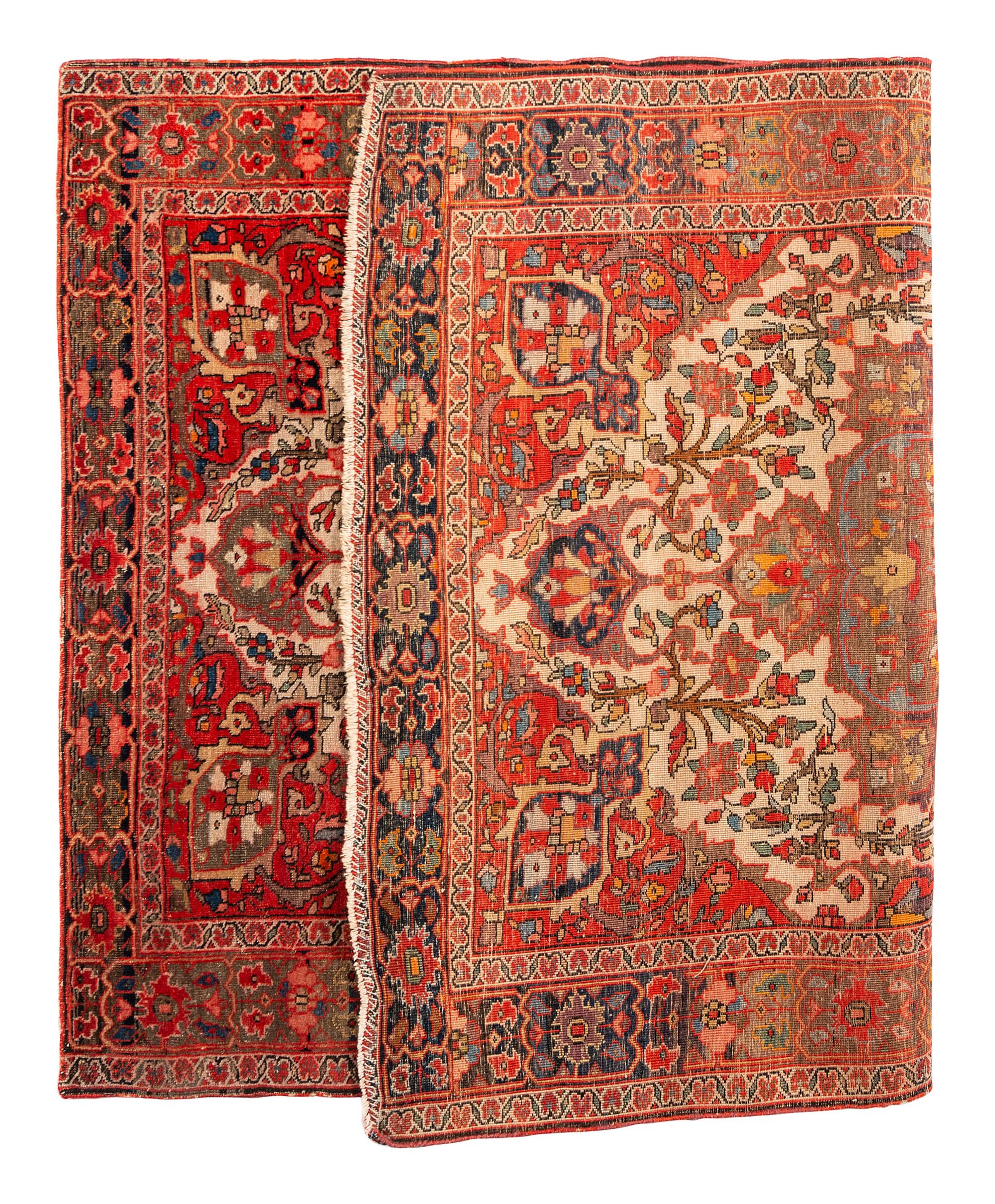 A Fereghan Sarouk Wool Rug