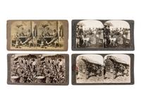 [AFRICAN AMERICANA] -- [EARLY PHOTOGRAPHY]. A group of 45 stereoviews of African American subjects, including: