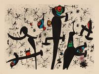 Joan Miró (Spanish, 1893-1983) — Homenatge à Joan Prats: one plate 1971