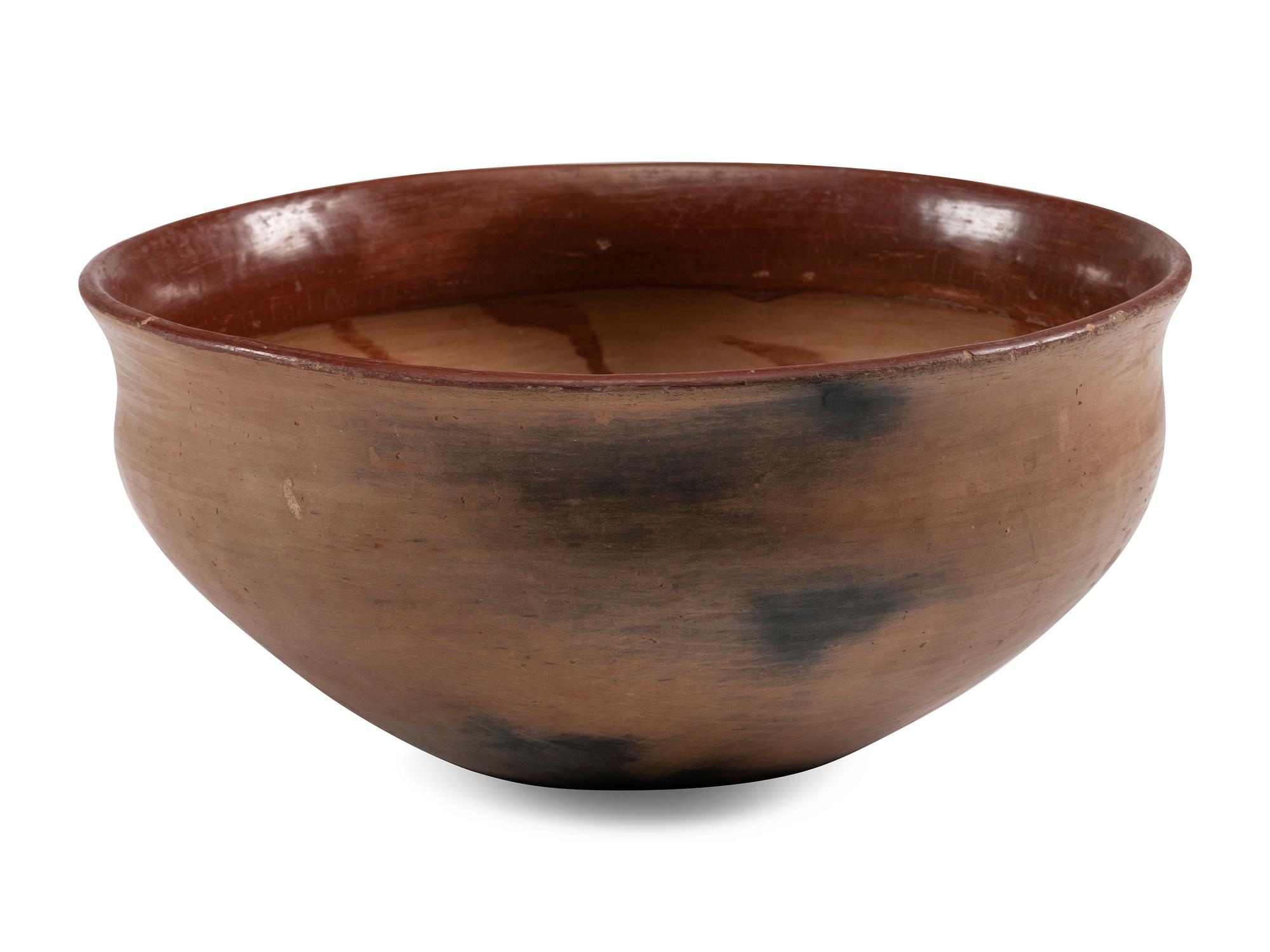 Ohkay Owingeh Redware Pottery Bowl