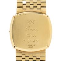 PIAGET, 18K YELLOW GOLD 'HOBNAIL' WATCH