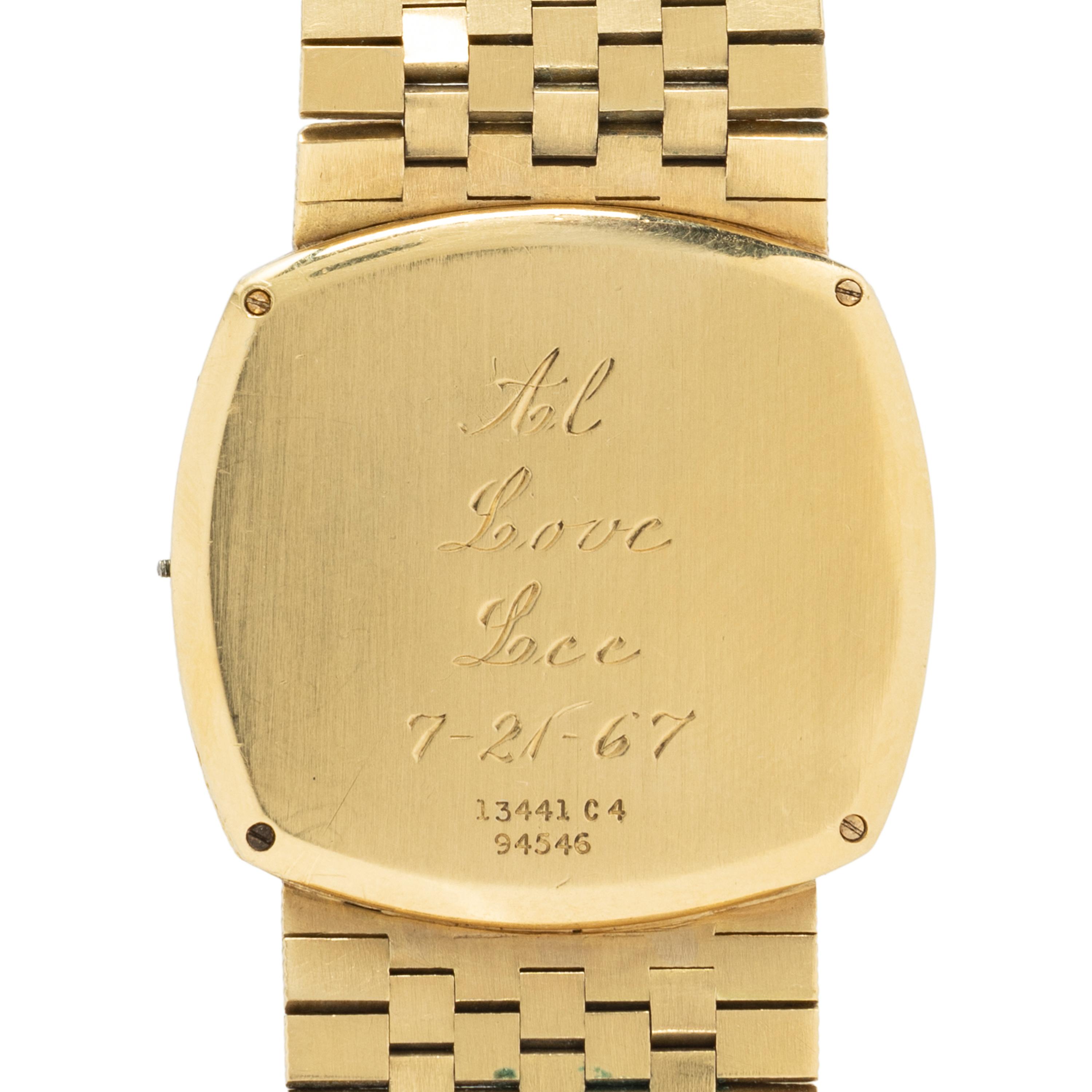 PIAGET, 18K YELLOW GOLD 'HOBNAIL' WATCH
