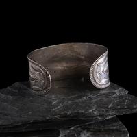 Navajo Stamped Ingot Cuff Bracelet