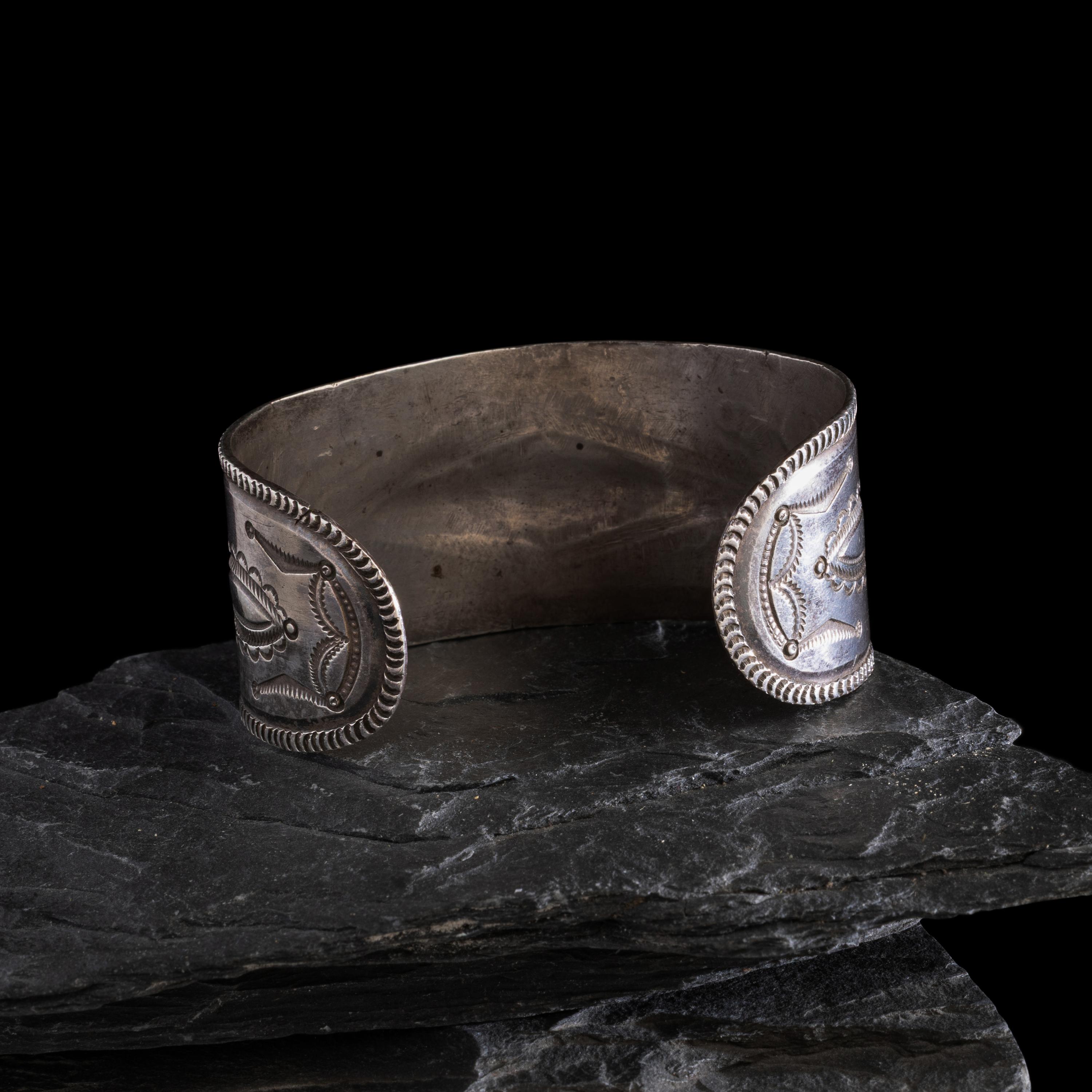 Navajo Stamped Ingot Cuff Bracelet
