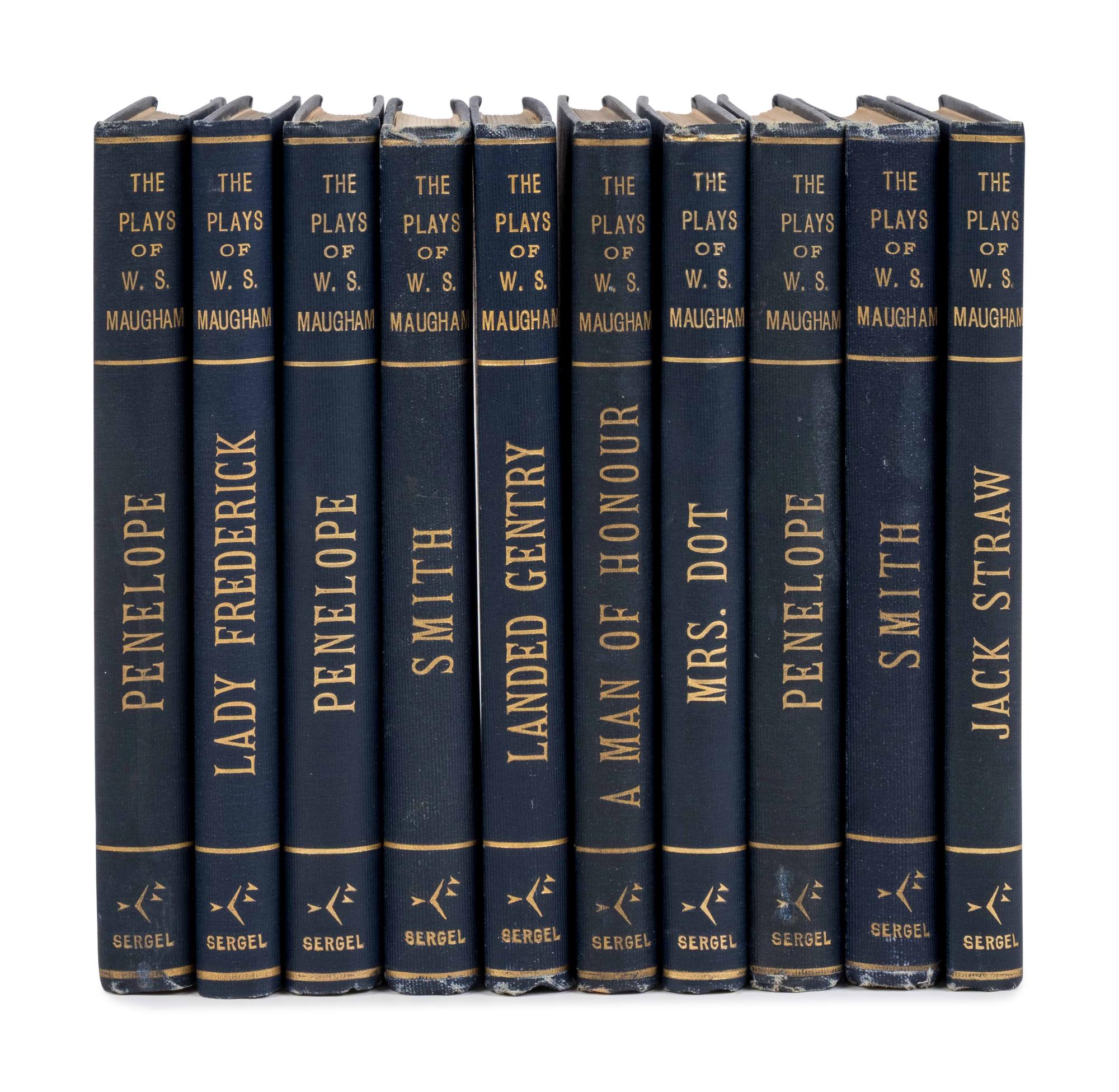 [Literature] Maugham, W. Somerset. Group of 22 Plays, All First Editions