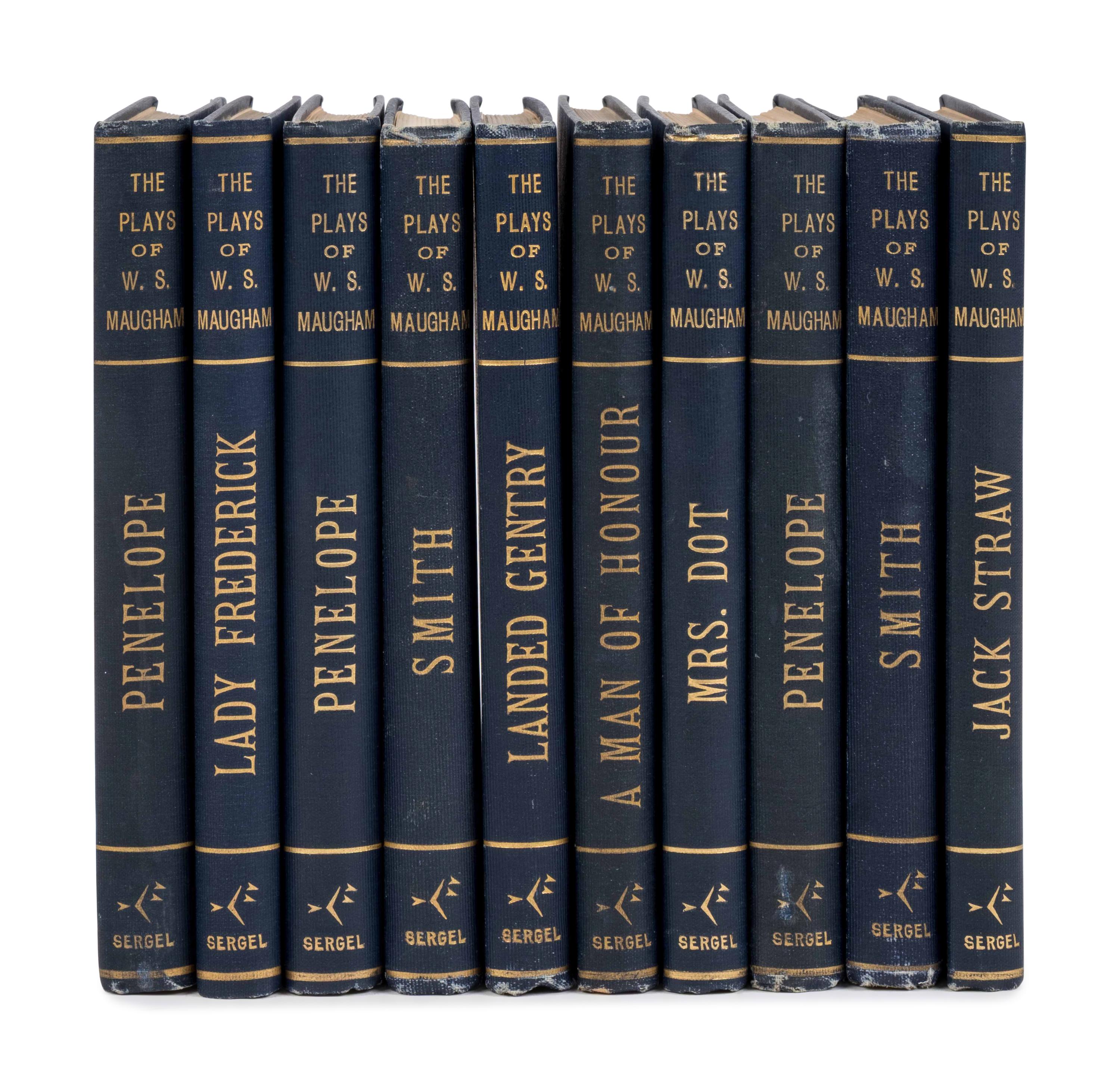 [Literature] Maugham, W. Somerset. Group of 22 Plays, All First Editions
