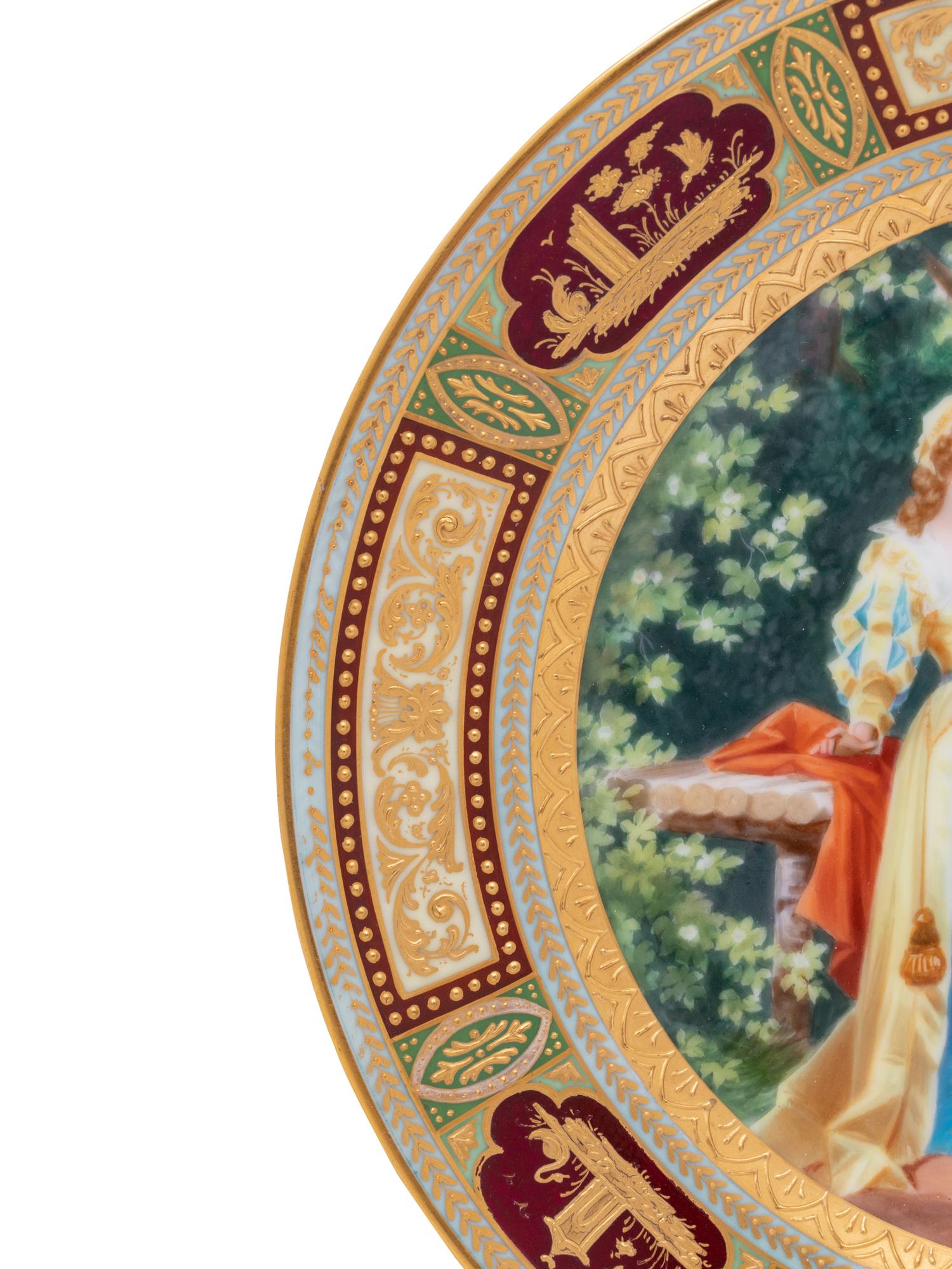 A Vienna Porcelain Cabinet Plate