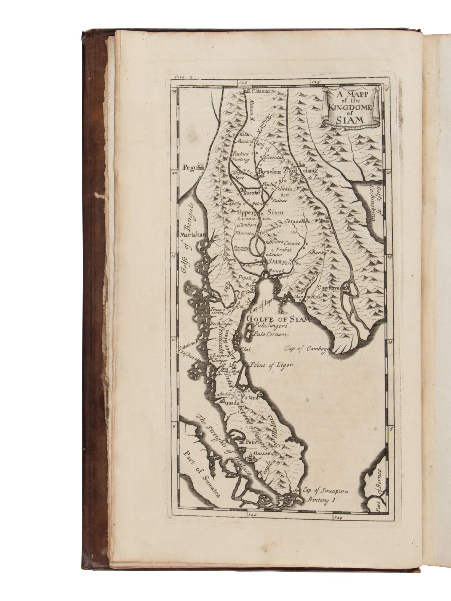 LA LOUBERE, Simon de (1642-1729). A New Historical Relation of the Kingdom of Siam… Envoy Extraordinary from the French King, to the King of Siam, in the Years 1687 and 1688. Wherein a Full and Curious Account is Given of the Chinese Way of Arithmatick and Mathematick Learning . London: printed by F.L. for Tho. Horne; Francis Saunders; and Tho. Bennet, 1693.