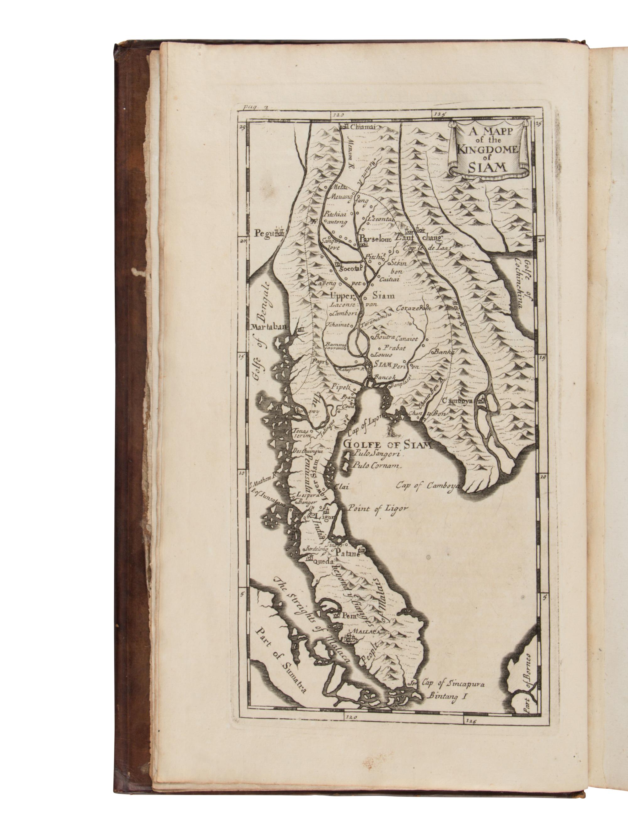 LA LOUBERE, Simon de (1642-1729). A New Historical Relation of the Kingdom of Siam… Envoy Extraordinary from the French King, to the King of Siam, in the Years 1687 and 1688. Wherein a Full and Curious Account is Given of the Chinese Way of Arithmatick and Mathematick Learning . London: printed by F.L. for Tho. Horne; Francis Saunders; and Tho. Bennet, 1693.