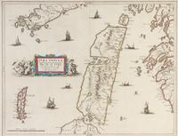 (MAP) BLAEU, JOHANNES. Iura Insula. The Yle of Iura, one of the Westerne Isles of Scotland. (Amsterdam, c. 1650).